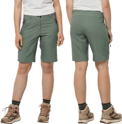 JACK WOLFSKIN ACTIVATE TRACK KRÓTKIE SPODNIE SPODENKI TREKKINGOWE TURYSTYCZNE GÓRSKIE DAMSKIE - 1503703-4311