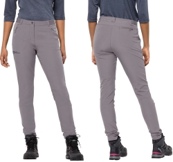 JACK WOLFSKIN GEIGELSTEIN SLIM PANTS SPODNIE TREKKINGOWE TURYSTYCZNE GÓRSKIE DAMSKIE - 1507741-2174