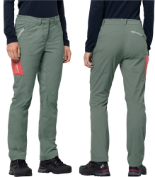 JACK WOLFSKIN OVERLAND PANTS SPODNIE TREKKINGOWE TURYSTYCZNE GÓRSKIE DAMSKIE - 1506143-4311