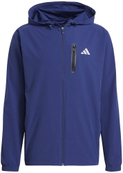 ADIDAS SPORTOWA BLUZA MĘSKA CIENKA ROZPINANA Z KAPTUREM - JM2450