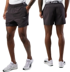 PUMA KRÓTKIE SPODENKI MĘSKIE SZORTY SPORTOWE CIENKIE TERMOAKTYWNE -  524927-01