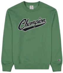 CHAMPION VARSITY BLUZA MĘSKA BEZ KAPTURA DRESOWA BAWEŁNIANA - 217888-GS098