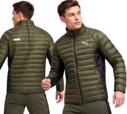 PUMA KURTKA MĘSKA MŁODZIEŻOWA PUCHOWA PIKOWANA JESIENNA PRZEJŚCIOWA - 849356-70