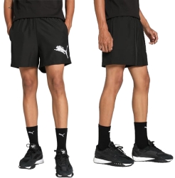 PUMA KRÓTKIE SPODENKI MĘSKIE WYGODNE SZORTY SPORTOWE DRESOWE CIENKIE -  678991-01