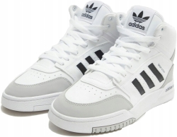 BUTY SPORTOWE WYSOKIE DLA CHŁOPCA DZIEWCZYNKI ADIDAS ORIGINALS DROP STEP J - GY7329