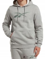 SPORTOWA BLUZA MĘSKA KANGURKA DRESOWA Z KAPTUREM REEBOK IDENTITY - HY6743