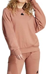 SPORTOWA BLUZA DAMSKA DRESOWA BAWEŁNIANA BEZ KAPTURA ADIDAS CITY ESCAPE - HZ7300