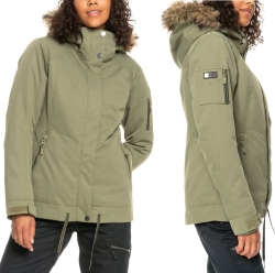 ROXY CIEPŁA KURTKA ZIMOWA DAMSKA WODOODPORNA Z MEMBRANĄ 10K - ERJTJ03367-TPC0