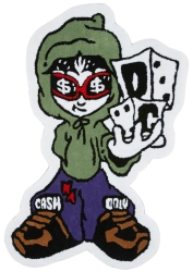 DYWAN POKOJOWY DO SALONU MŁODZIEŻOWY SKATE DC SHOES X CASH ONLY - ADYFM03000-MUL