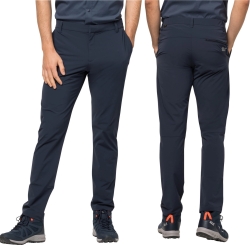 JACK WOLFSKIN PACK & GO SPODNIE TREKKINGOWE TURYSTYCZNE MĘSKIE - 1507361-1010