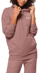 JACK WOLFSKIN SPORTOWA BLUZA DAMSKA DRESOWA KANGURKA BAWEŁNIANA - 1710152-3068 